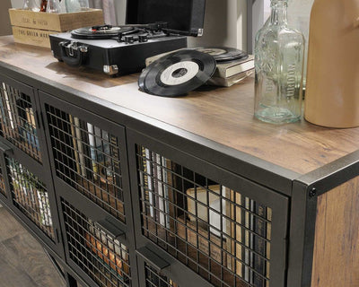 Industrial Styled Double Sideboard