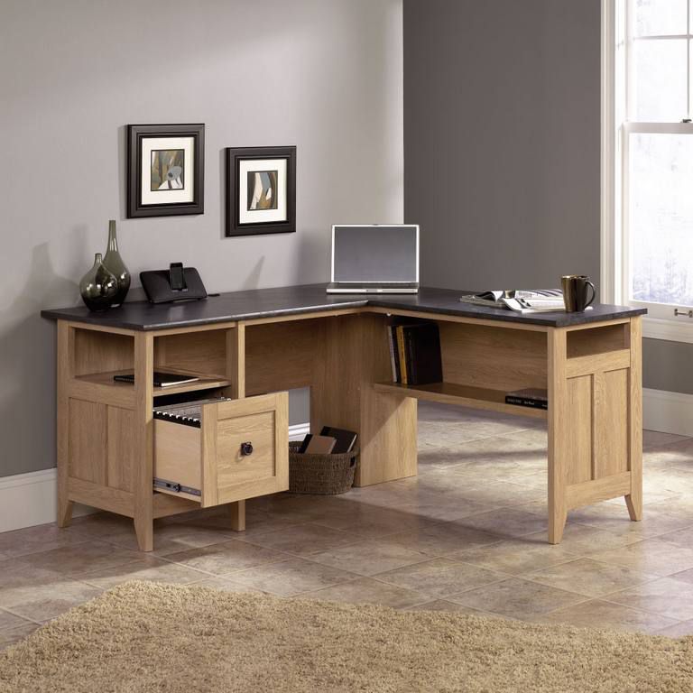 Home Study L-Shaped Desk