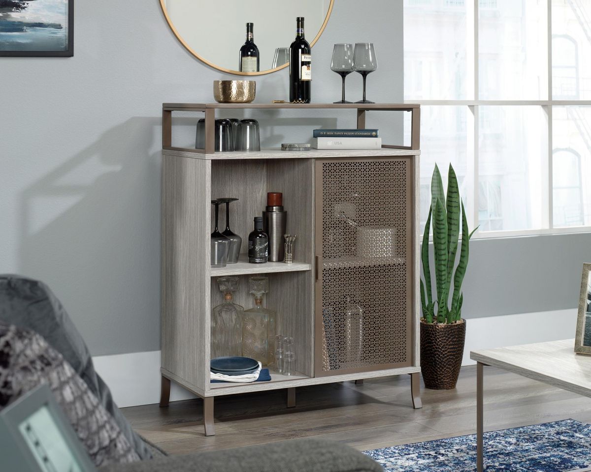 City Centre Drinks Cabinet With Sliding Door