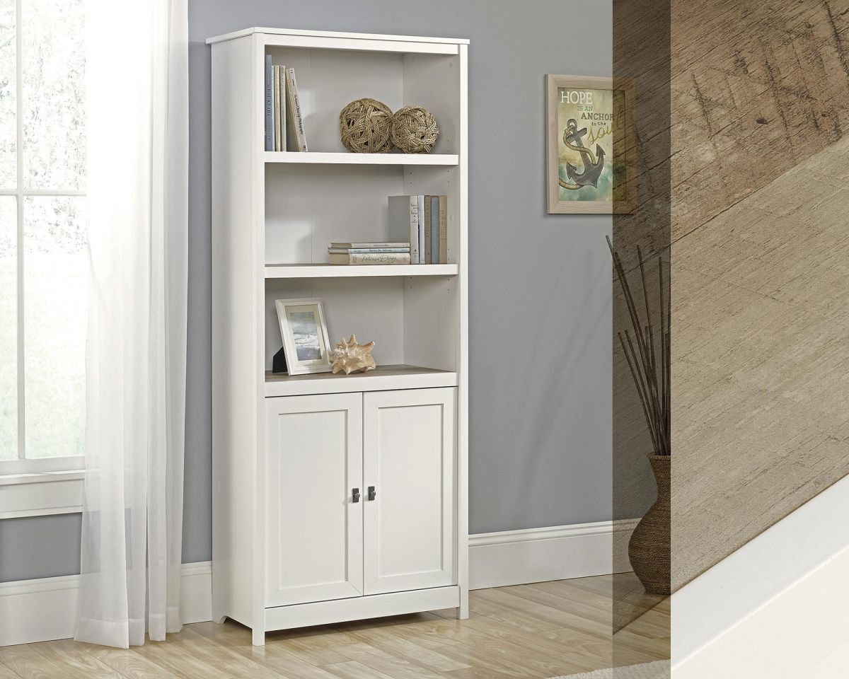 SHAKER STYLE BOOKCASE WITH DOORS