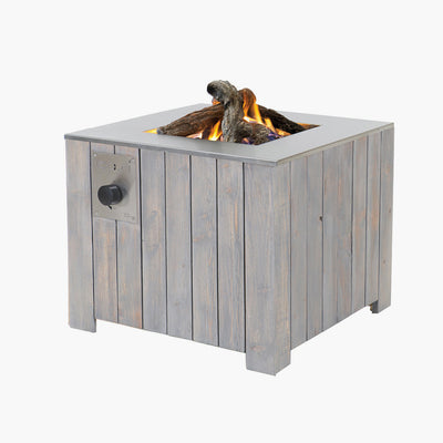 Cosicube 70 Grey Wash Fire Pit