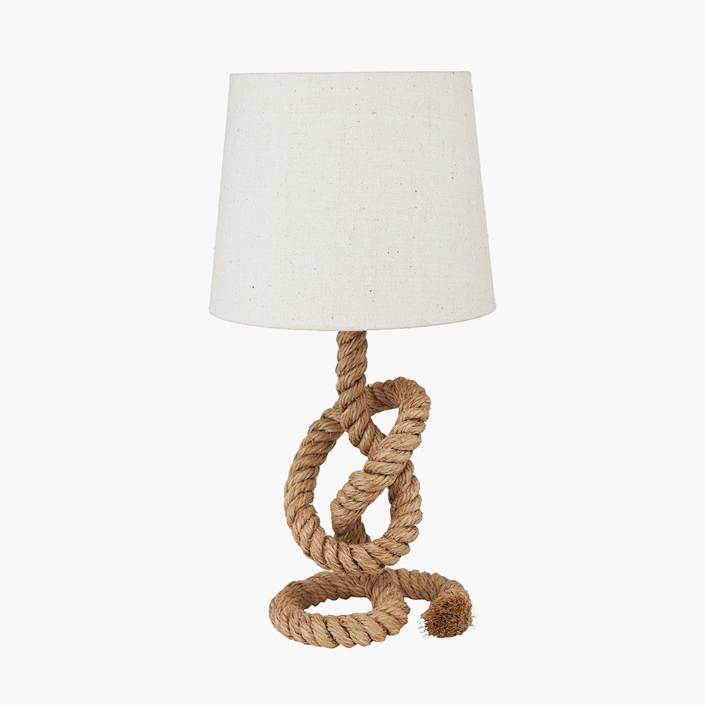 Martindale Rope Knot and Jute Table Lamp