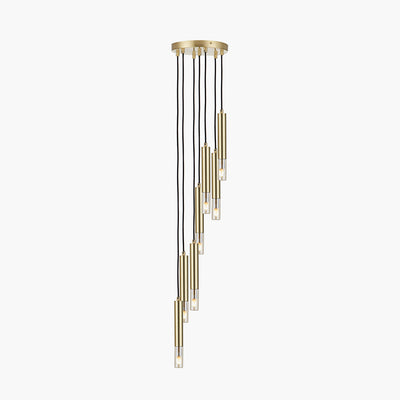 Harper Gold Metal Multi Drop Pendant