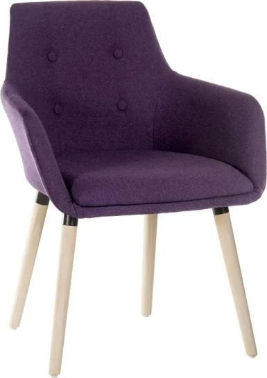 4-Legged-Reception-Chair-Plum