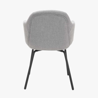 Alba-Grey-Linen-Mix-and-Black-Metal-Carver-Dining-Chair-1