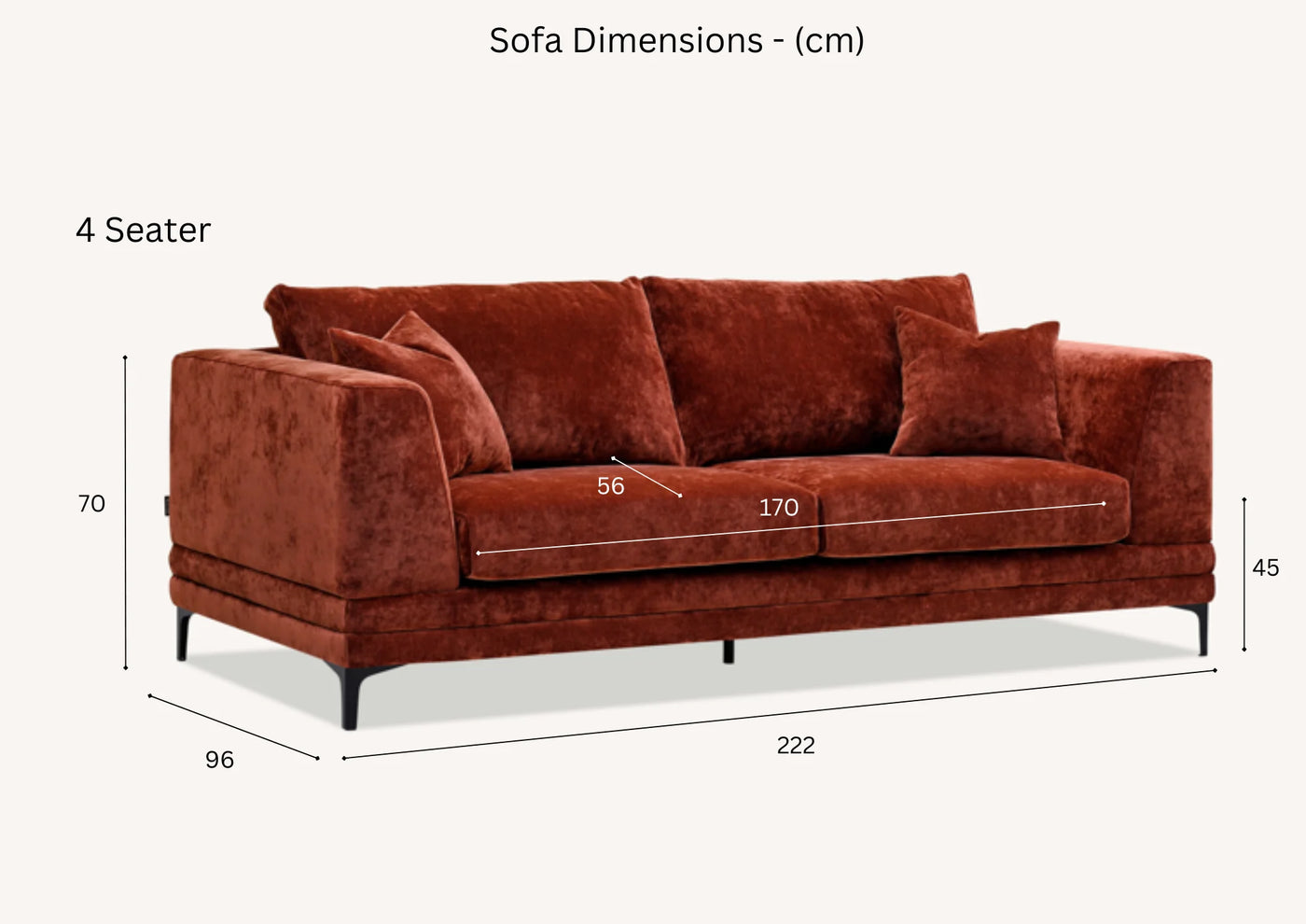 Aluxo-Lenox-Sofa-Range-in-Rust-Velvet-Dimensions