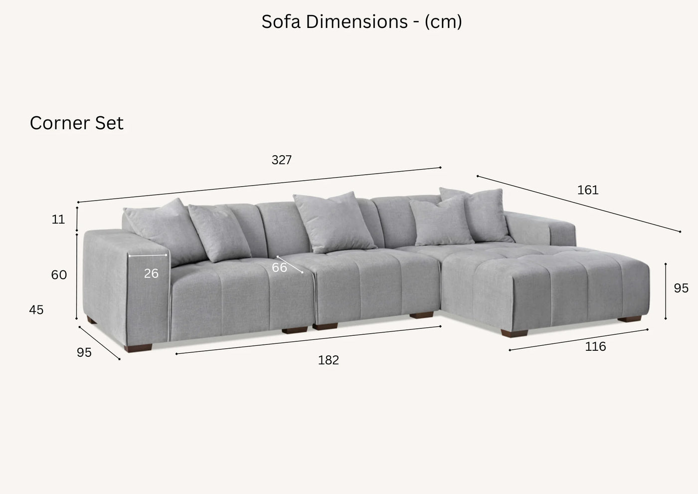  Analyzing image     Aluxo-Leonard-Right-Hand-Corner-Group-in-Cloudy-Grey-Boucle-Dimensions-2