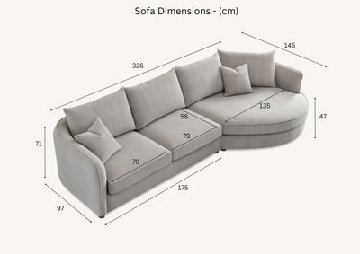 Aluxo-Rubin-Corner-Chaise-in-Pebble-Boucle-Dimensions