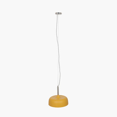 Anke-Matt-Mustard-Domed-Metal-Pendant-3