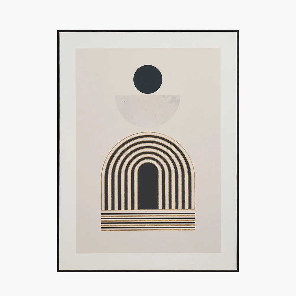 Art-Deco-Print-with-Linear-Gold-Detail-and-Black-Frame-4