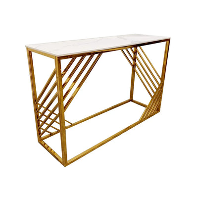 Azure-Gold-Console-Table-with-Polar-White-Sintered-Top-3