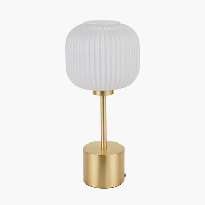 Bella-White-Ribbed-Glass-Gold-Metal-Squoval-Table-Lamp-3