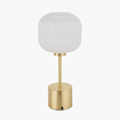 Bella-White-Ribbed-Glass-Gold-Metal-Squoval-Table-Lamp-4