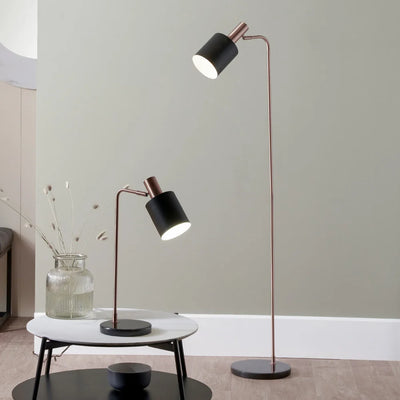 Biba-Black-and-Antique-Copper-Floor-Lamp