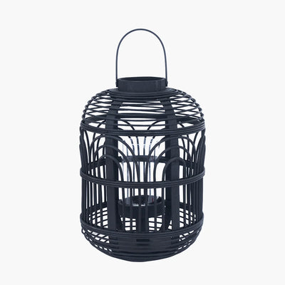 Black-Bamboo-and-Glass-Lantern-Small-2