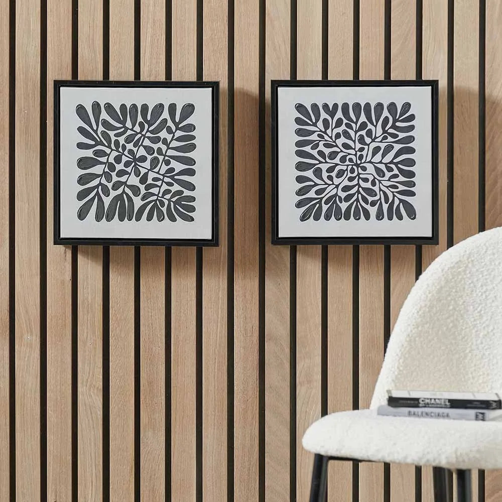 Black-Leaf-Print-Square-Canvases-with-Black-Frames-Set-of-2_1