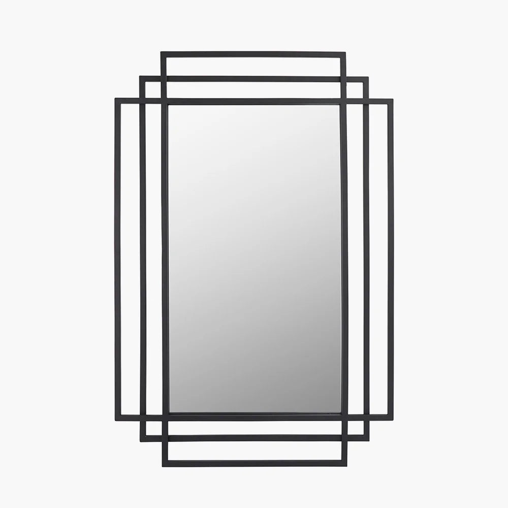 Black-Metal-Art-Deco-Rectangular-Wall-Mirror-2