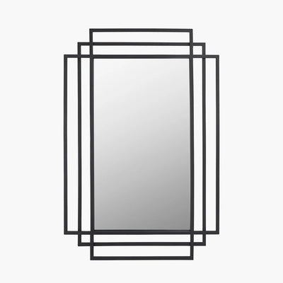 Black-Metal-Art-Deco-Rectangular-Wall-Mirror-2