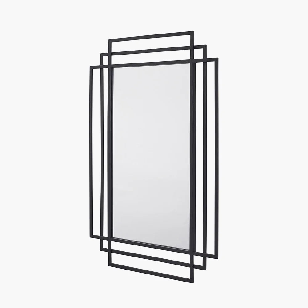 Black-Metal-Art-Deco-Rectangular-Wall-Mirror-3