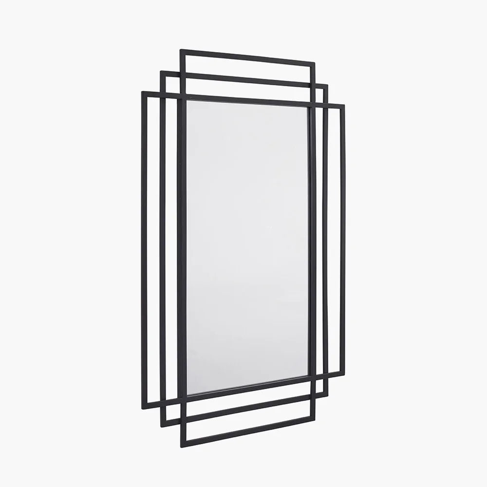 Black-Metal-Art-Deco-Rectangular-Wall-Mirror-4