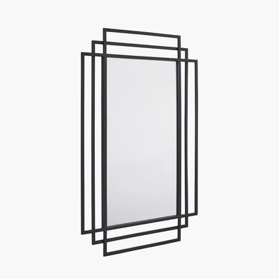 Black-Metal-Art-Deco-Rectangular-Wall-Mirror-4