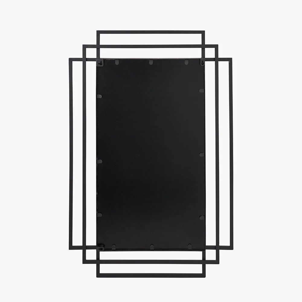 Black-Metal-Art-Deco-Rectangular-Wall-Mirror-5