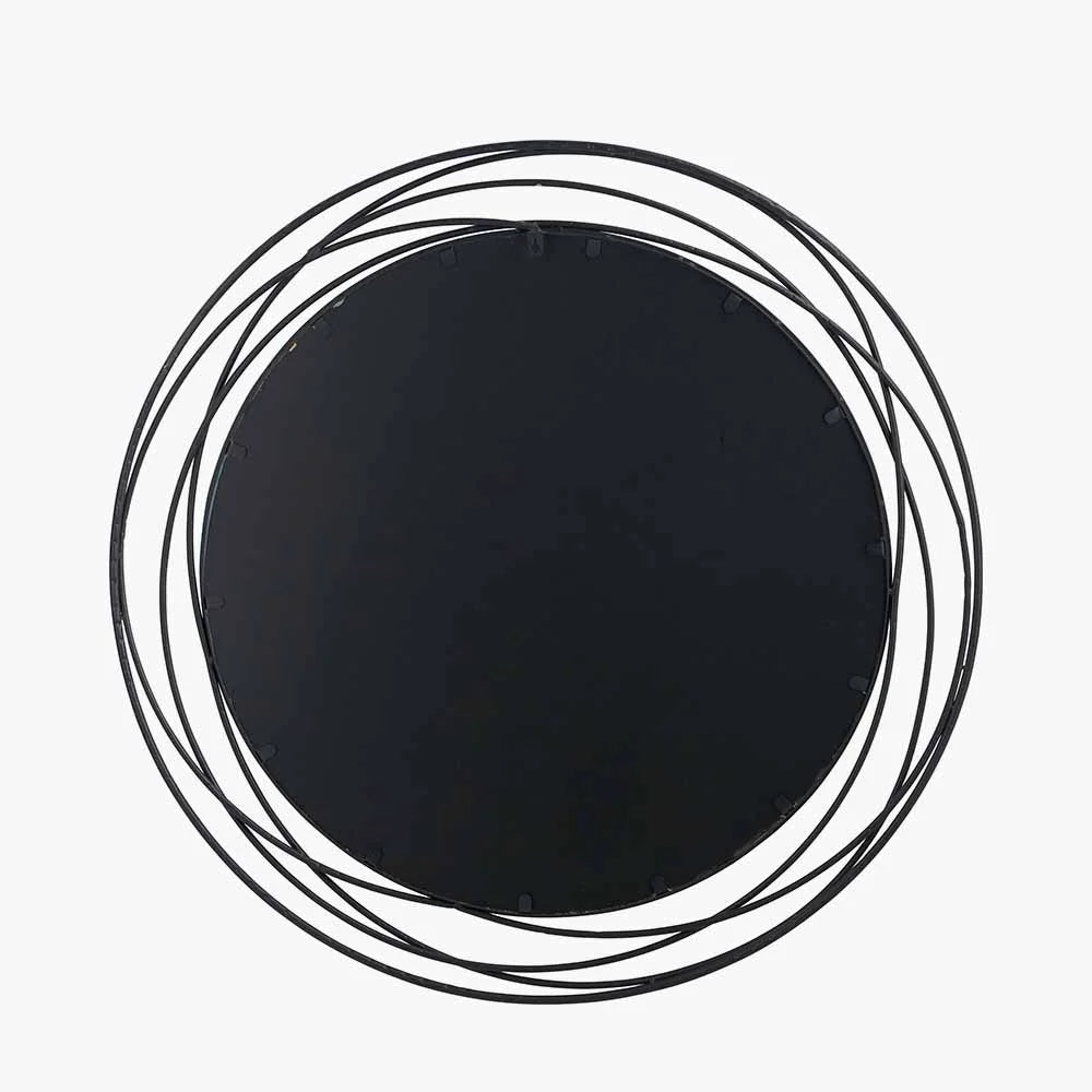 Black-Metal-Swirl-Round-Wall-Mirror-7