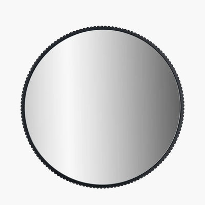 Black-Metal-Textured-Edged-Round-Wall-Mirror-6