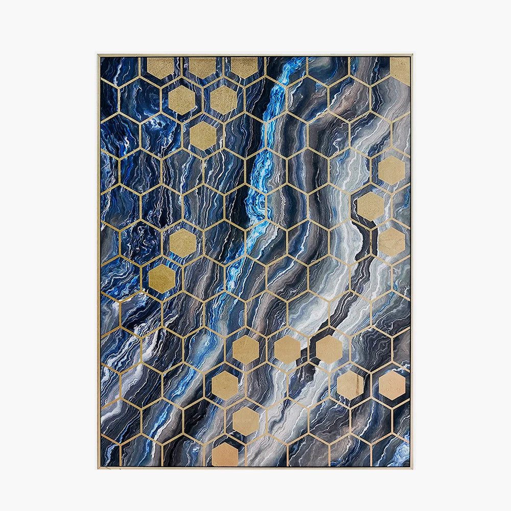 Black-and-Blue-Marble-Effect-and-Gold-Geo-Pattern-Canvas-2