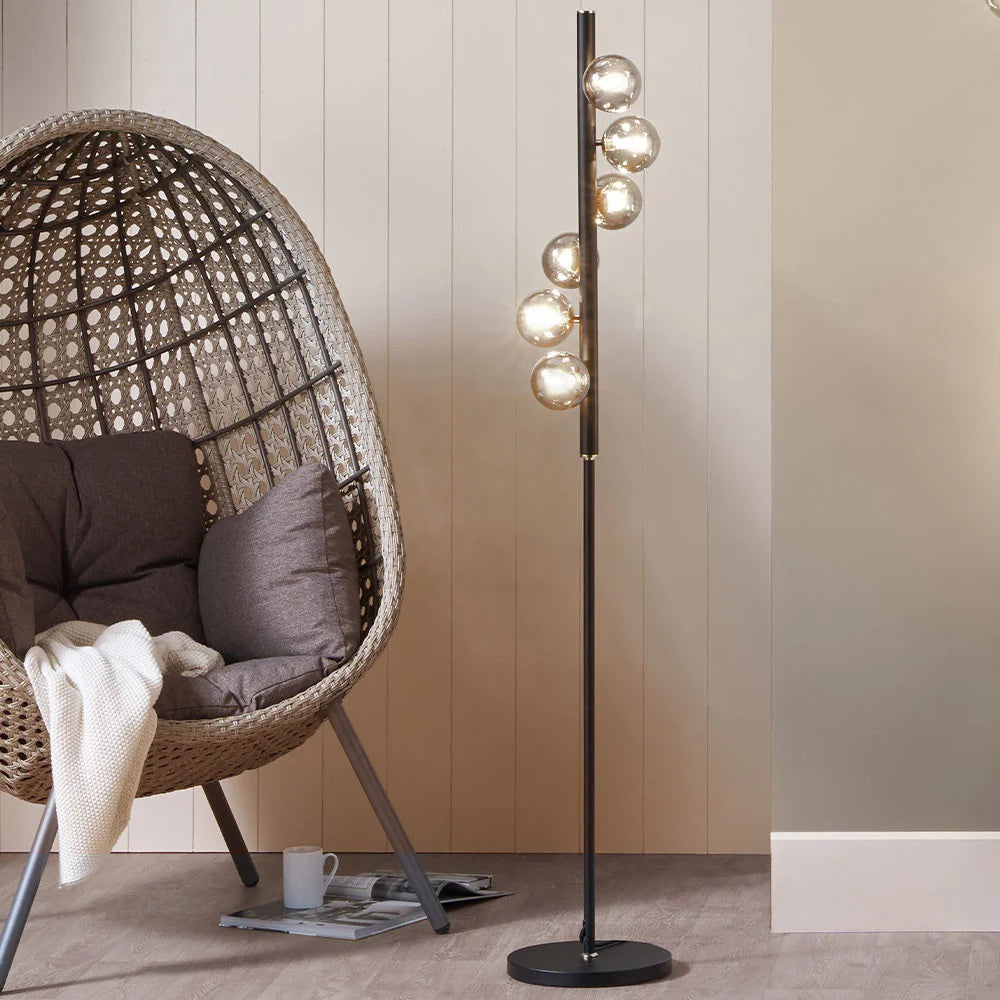 Blair-Smoke-Glass-Ball-and-Black-Metal-Floor-Lamp