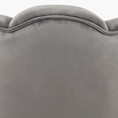 Borello-Dove-Grey-Velvet-Shell-Chair-with-Walnut-Effect-Leg-6