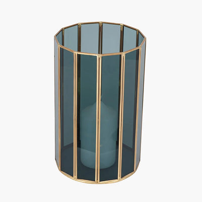 Brass-Metal-and-Smoked-Glass-Panelled-Hurricane-4