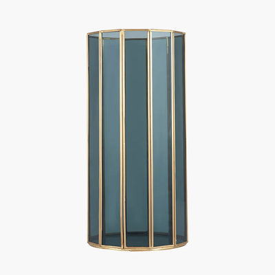 Brass-Metal-and-Smoked-Glass-Panelled-Tall-Hurricane-3