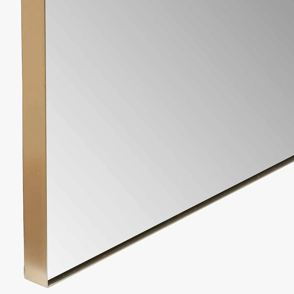 Brushed-Gold-Metal-Slim-Frame-Arch-Floor-Mirror-8