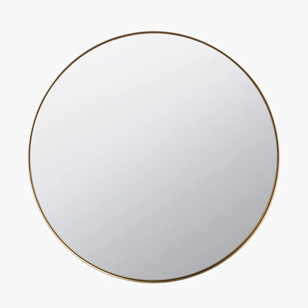 Brushed-Gold-Metal-Slim-Frame-Round-Wall-Mirror-Small-2