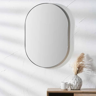 Brushed-Silver-Metal-Slim-Frame-Oval-Wall-Mirror_1