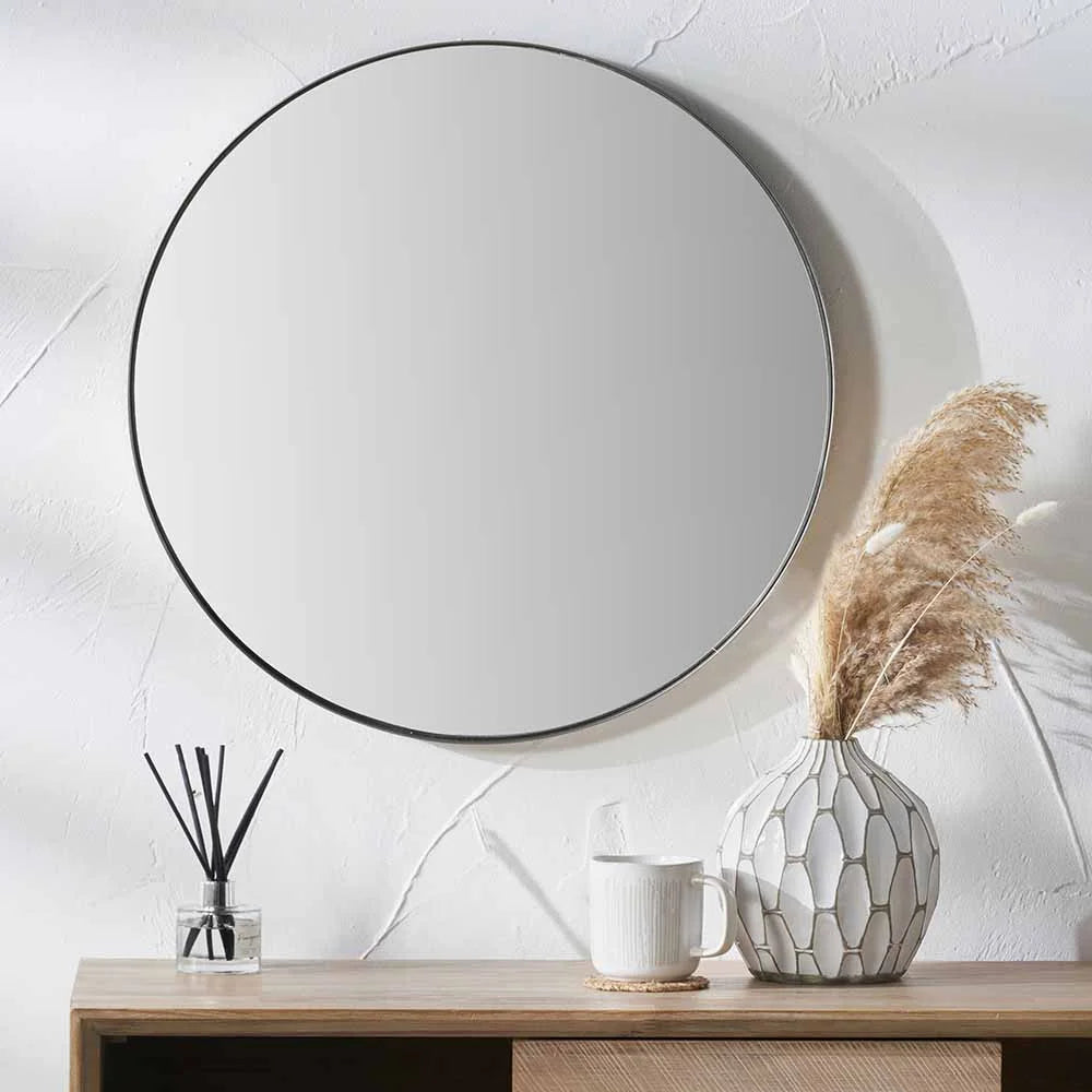 Brushed-Silver-Metal-Slim-Frame-Round-Wall-Mirror-Medium_1