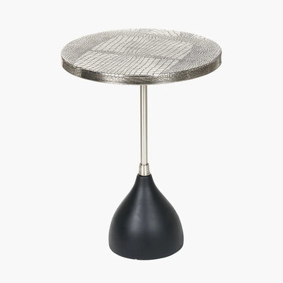 Caiman-Antique-Silver-Croc-Print-Metal-and-Black-Mango-Wood-Side-Table_8