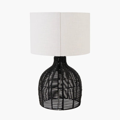 Caswell-Black-Rattan-Cloche-Table-Lamp-2