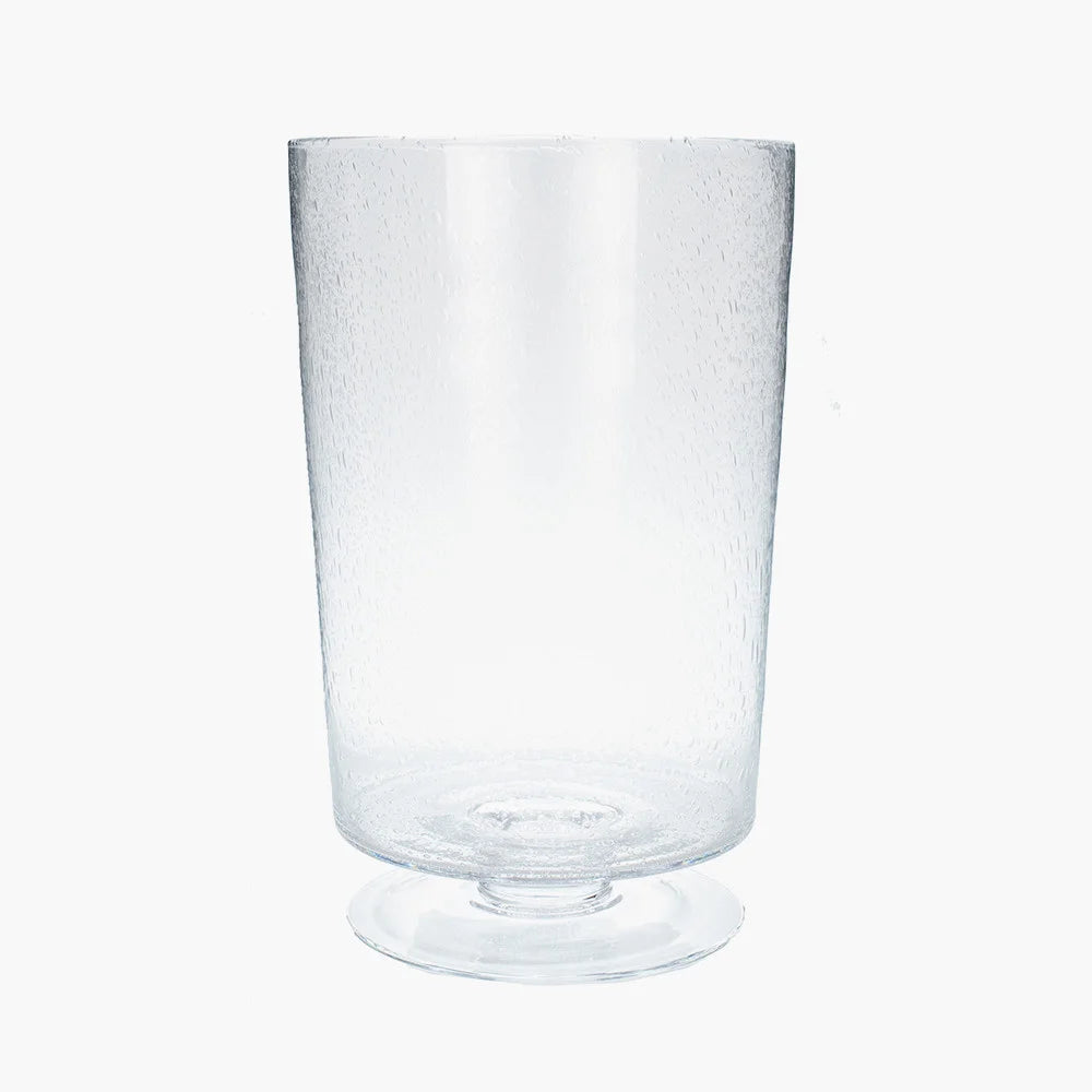 Clear-Bubble-Glass-Leon-Vase-Large