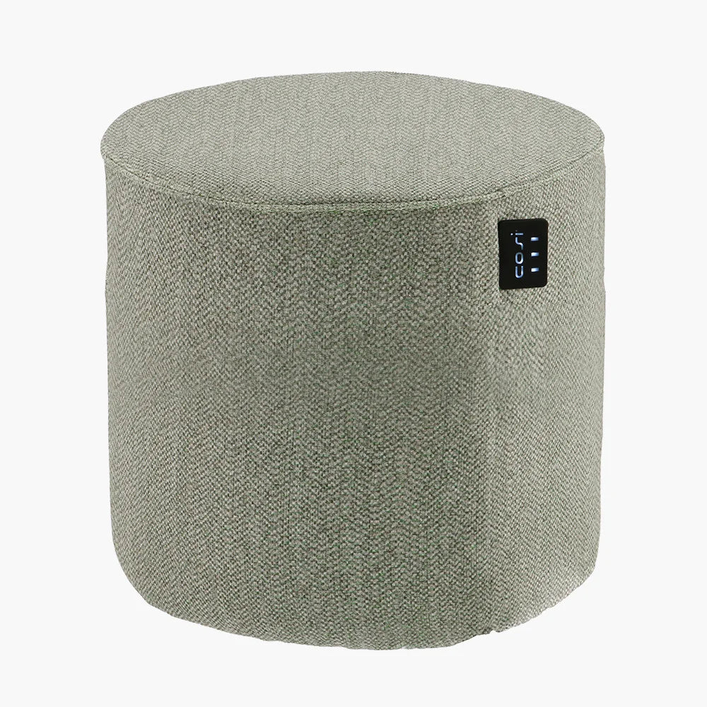 Cosipouf-Heated-Comfort-Green-Tall-Round-45x45cm-high