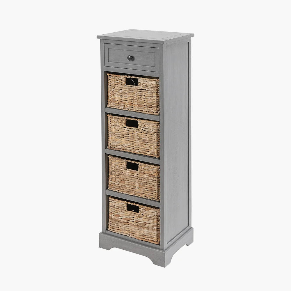 Devonshire-Grey-Pine-Wood-1-Drawer-4-Basket-Tall-Unit_8