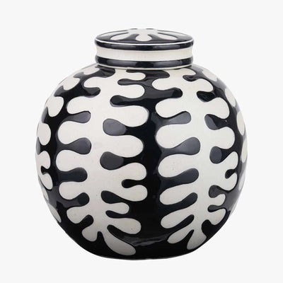 Elkorn-Black-and-White-Ceramic-Coral-Design-Lidded-Ginger-Jar_6