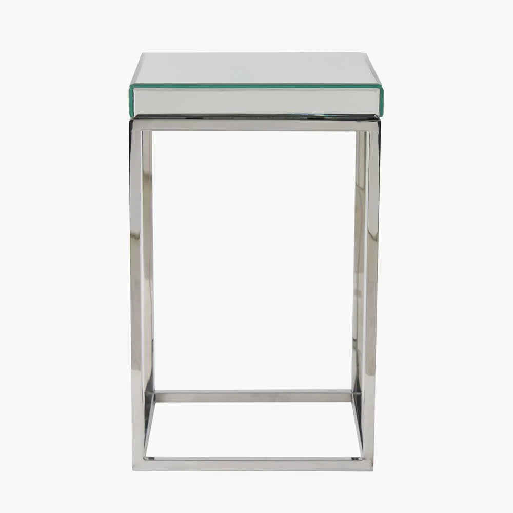 Elysee-Mirrored-Glass-and-Silver-Metal-Small-Square-Side-Table_6