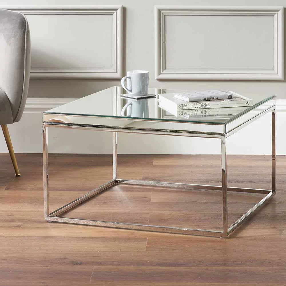 Elysee-Mirrored-Glass-and-Silver-Metal-Square-Coffee-Table_1