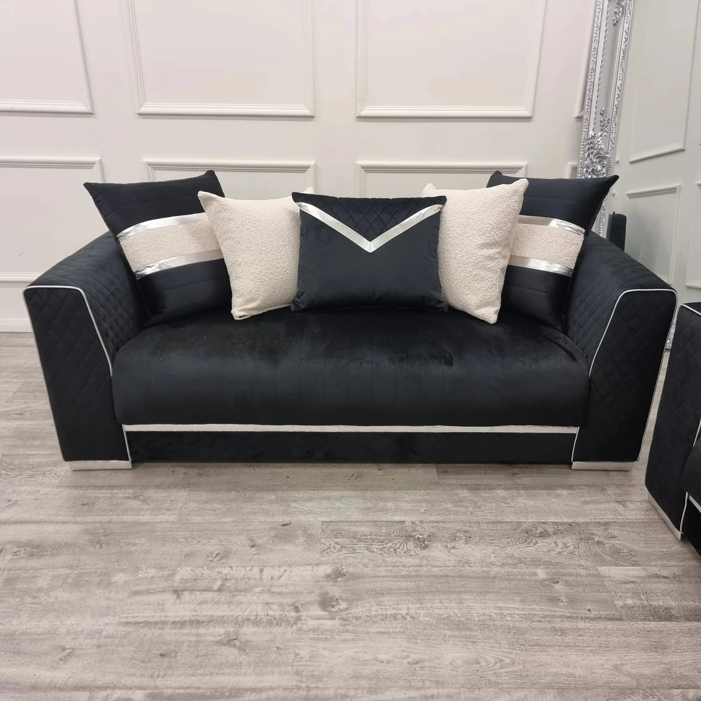 Empire-3-and-2-Seater-Sofa-Set-Black-and-Chrome_3