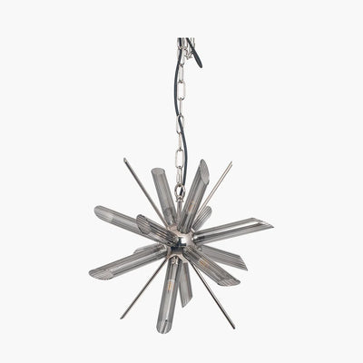 Estella-Smoke-Glass-and-Silver-Metal-Starburst-Pendant_1