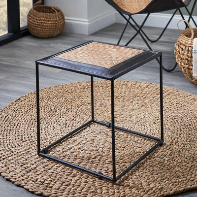 Ezio-Black-Leather-Natural-Rattan-and-Black-Metal-Stool_1