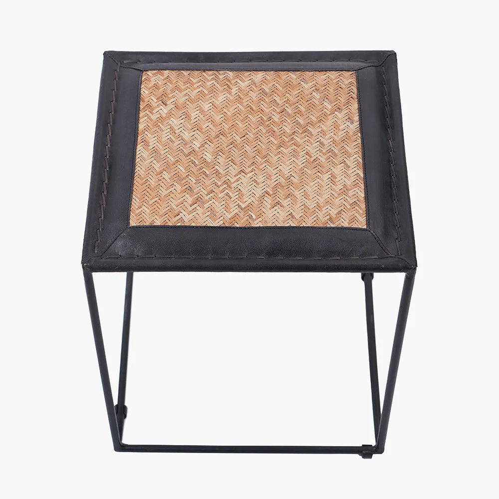 Ezio-Black-Leather-Natural-Rattan-and-Black-Metal-Stool_6