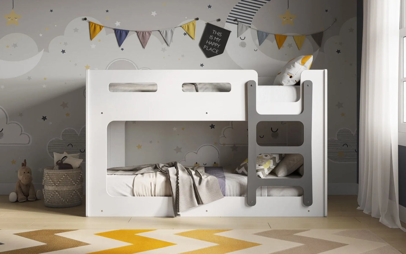 Flair-Astronaut-Pod-Bunk-Bed-White-4